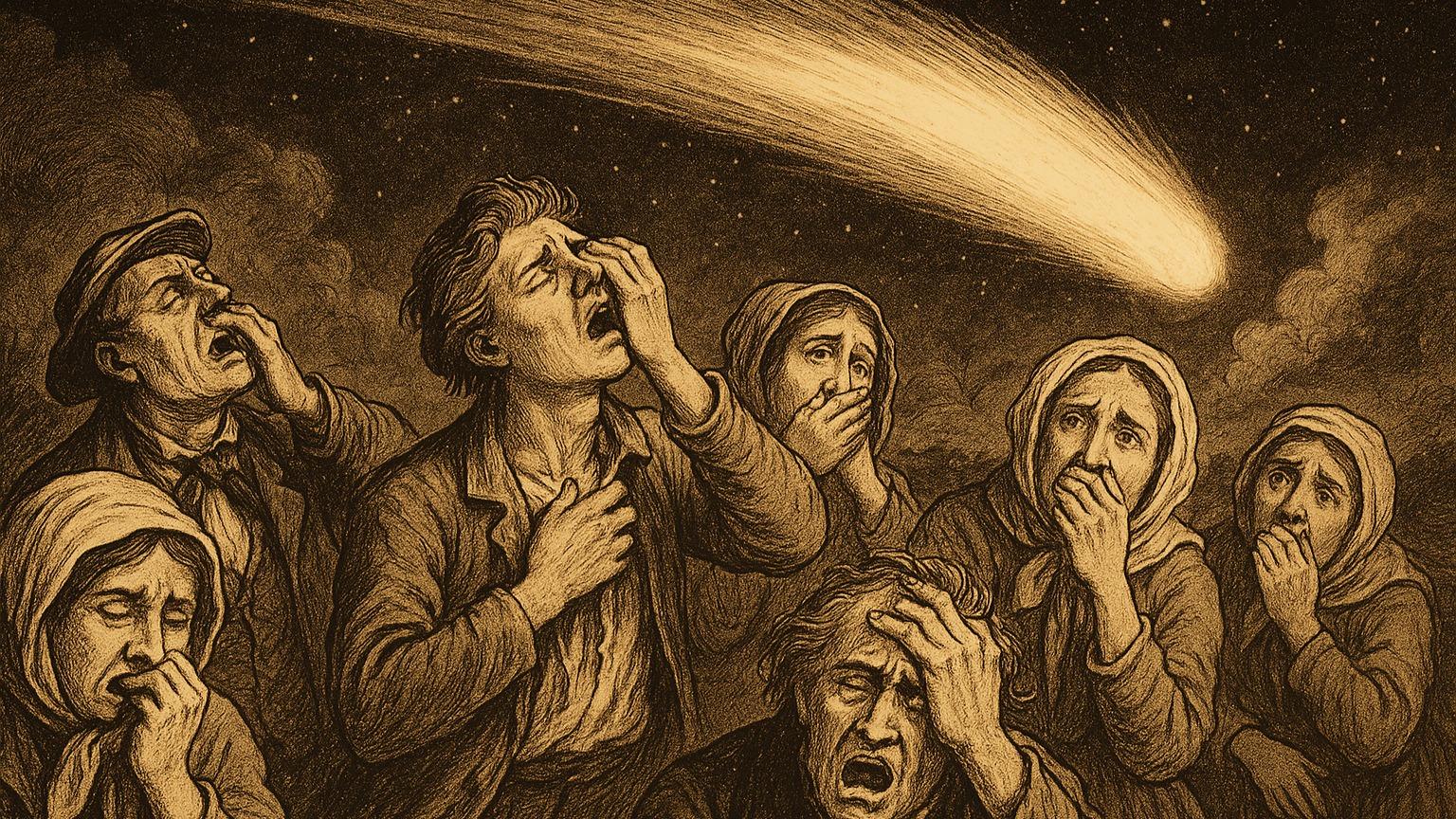 【彗星の最接近で地球の空気が5分間なくなる？】1910年に人々が本気で信じたデマと大騒動とは（スペースチャンネル）