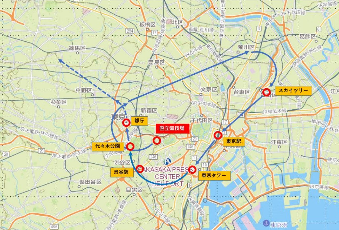 ブルーインパルス東京で見える場所は…飛行ルート&時間、展望台情報も 天気予報、雨の場合は…世界陸上合わせ飛行