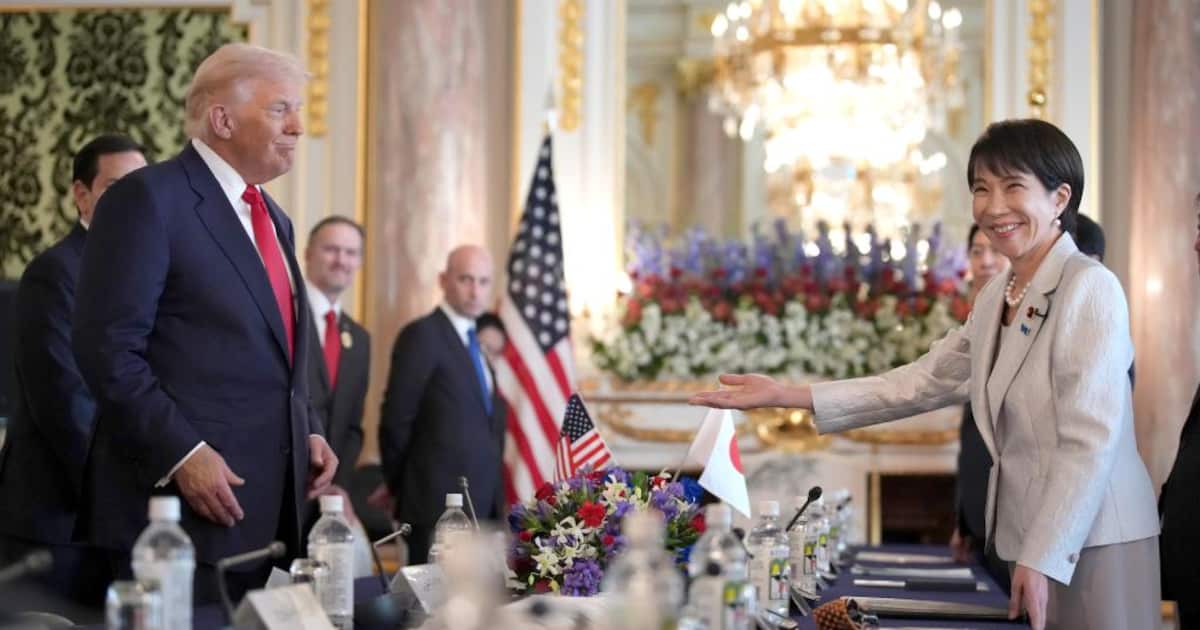 高市、トランプ両首脳のランチメニューに米国米リゾットや米国産牛、奈良の柿や酒が登場