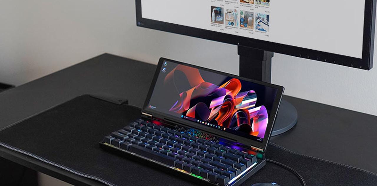 10インチノートPC？ ううん、画面とキーボードのキメラ