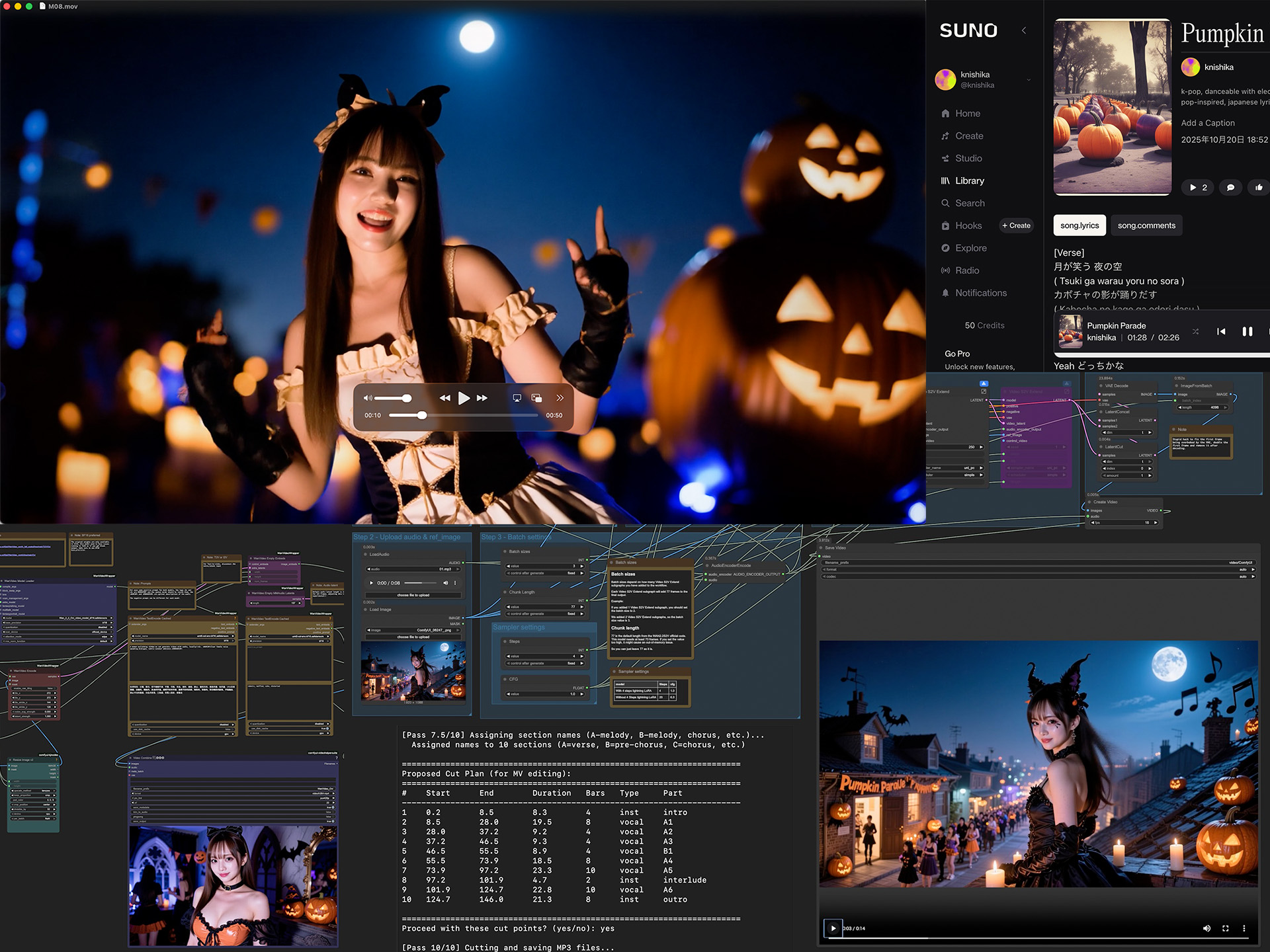 【西川和久の不定期コラム】動画生成AIが2年前から驚異的な進化を遂げたので、ハロウィンっぽいMVをぜ～んぶAIで作ってみた