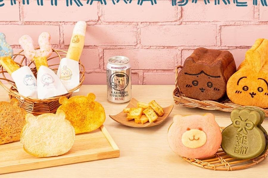ちいかわベーカリー1周年、あんバター入り報酬袋焼き＆“さすまた”スティックパイなど限定パン