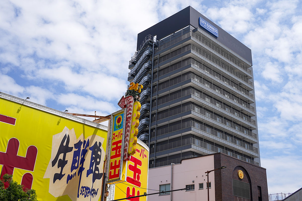 「スーパー玉出」隣に、大阪・西成で“初”の外資系ホテル「マリオット」誕生