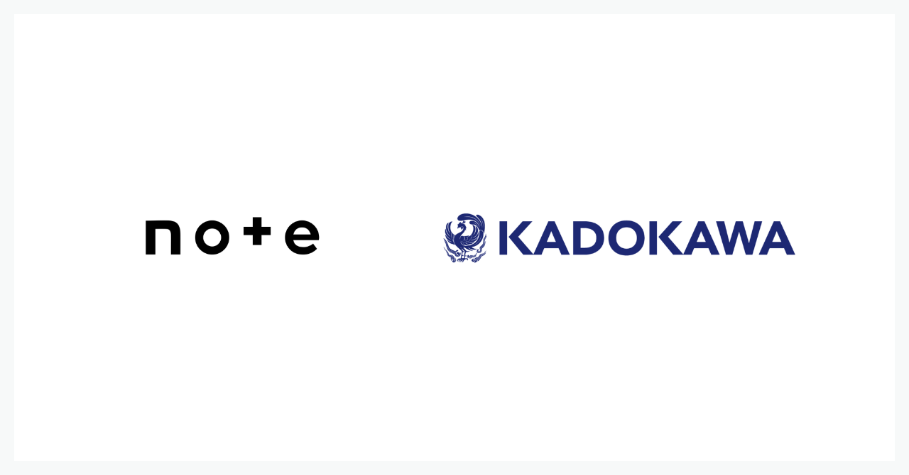 KADOKAWAとnote、資本業務提携を締結 〜創作活動を支援する、次世代IP運用エコシステムの構築へ〜
