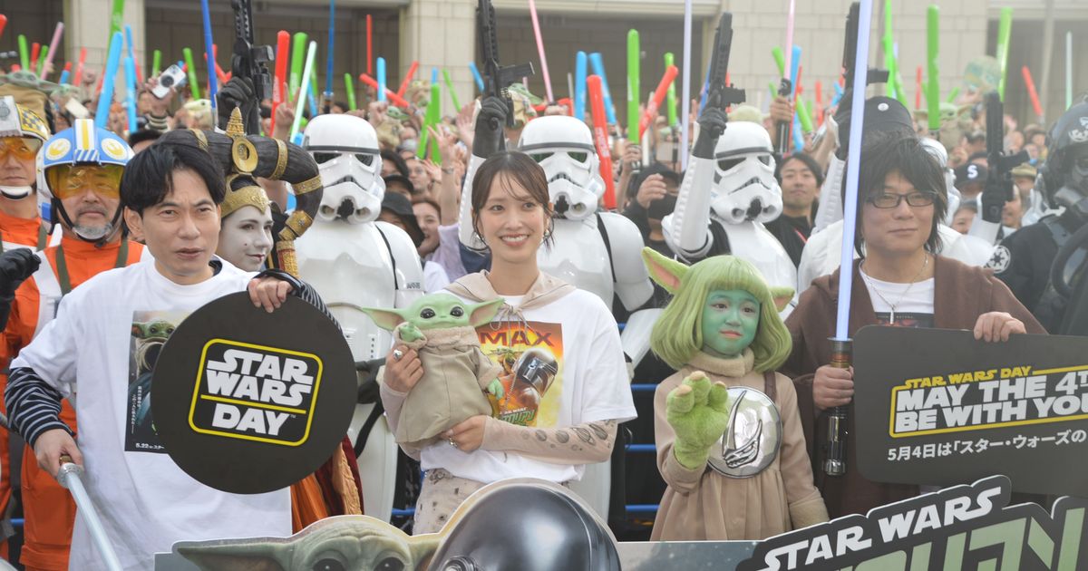 「スター・ウォーズの日」みなとみらいに約3,000人集結！森川智之＆佐々木久美らと盛大にカウントダウン｜シネマトゥデイ