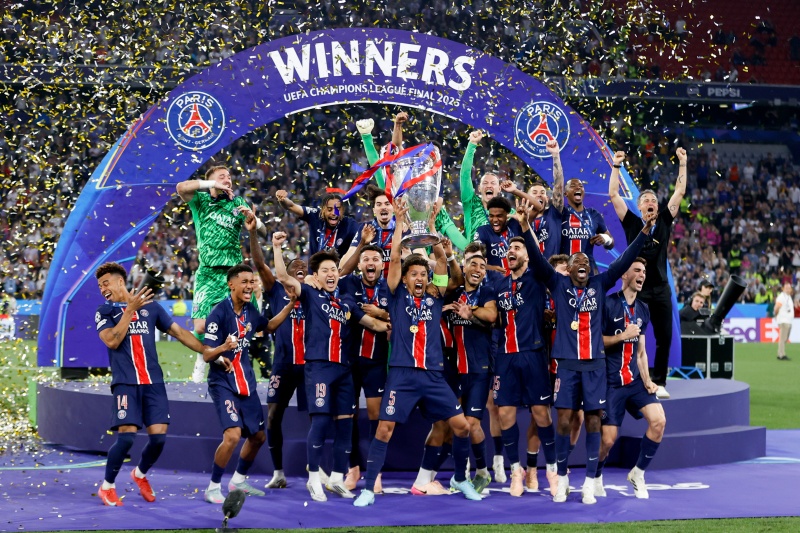 今季のCLベスト11が発表！ 初優勝のPSGから最多7名…最優秀選手はデンベレ