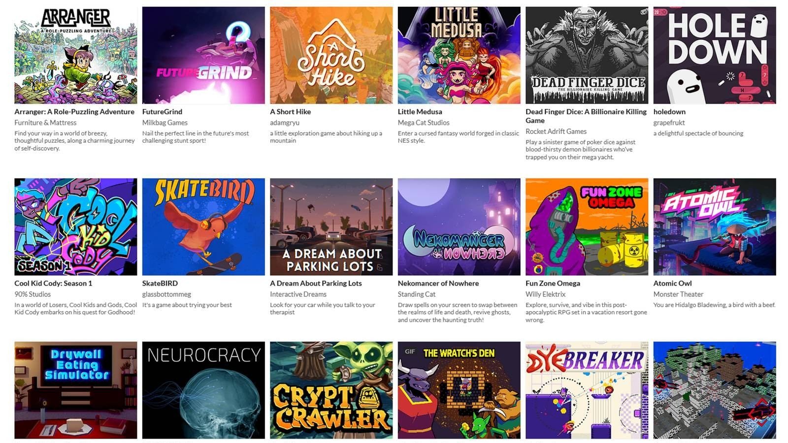 itch.ioにて「ゲーム100本以上が約1600円で買える」チャリティーバンドルが登場、8月14日まで。収益はすべて「レイオフされたゲーム開発者支援」に充てる