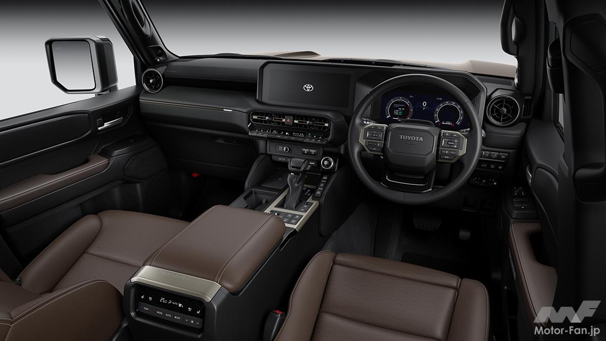 安心感、疲れにくさも別格！『トヨタ・ランドクルーザー250』の車内は、使い勝手に優れた実用空間だ