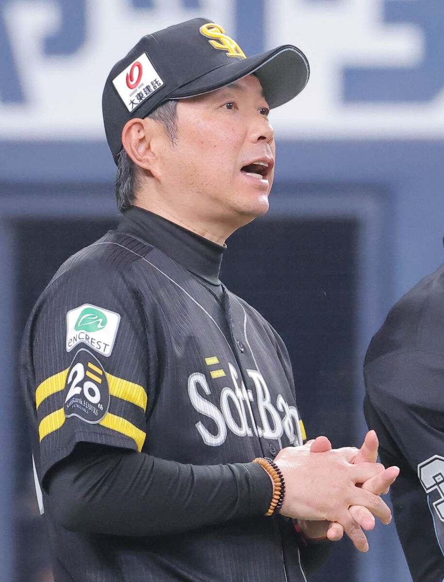 【ソフトバンク】小久保裕紀監督がガッツポーズ「いい顔をしていたから抑えると」日本ハムは「強いな、正直」