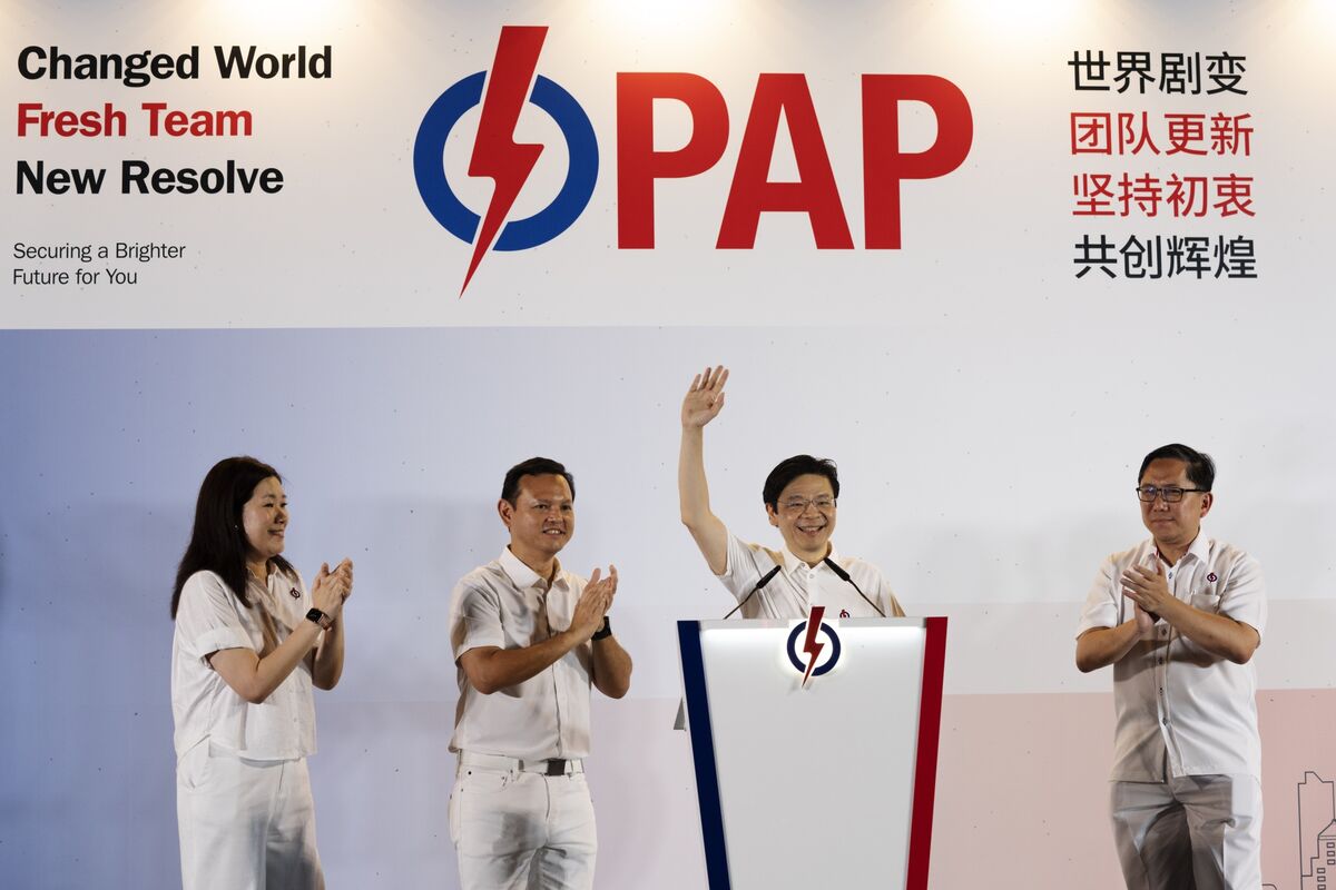 シンガポール総選挙、与党圧勝－就任から１年のウォン首相を信任