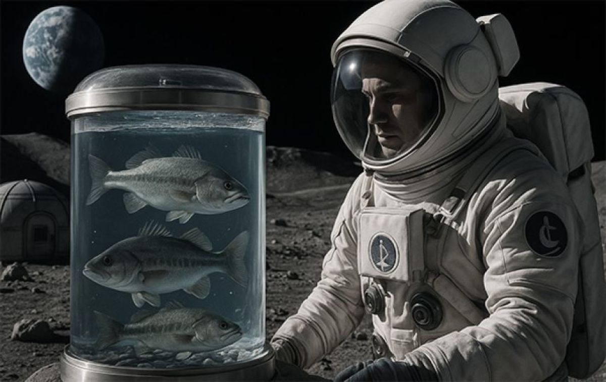 宇宙で新鮮な魚が食べられる日も近い。月面養殖場に向けてスズキの受精卵が送られる