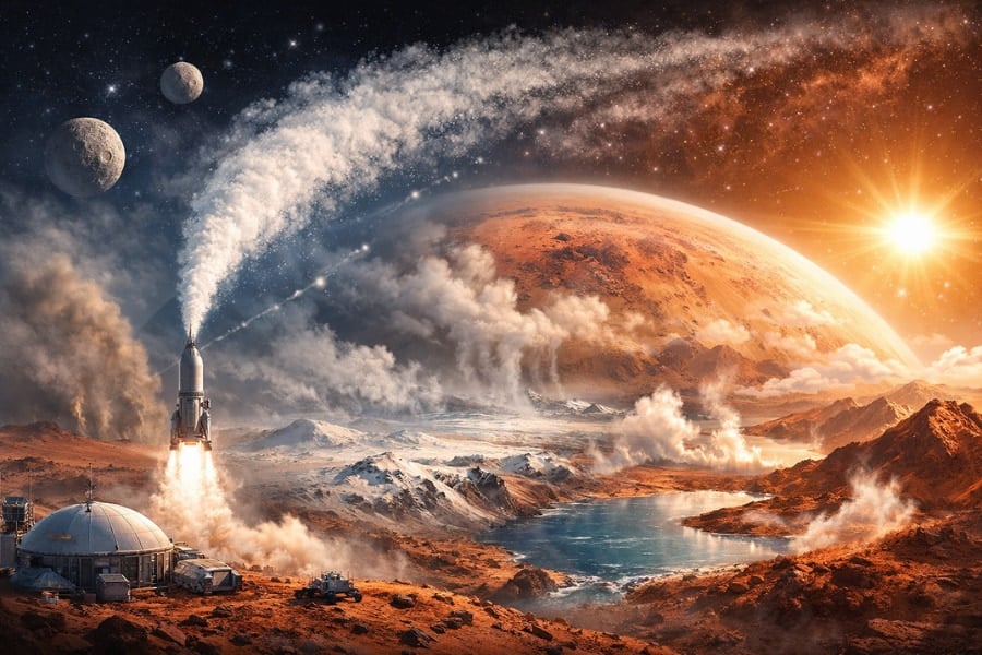 「火星のテラフォーミング」に新たな手法を提唱