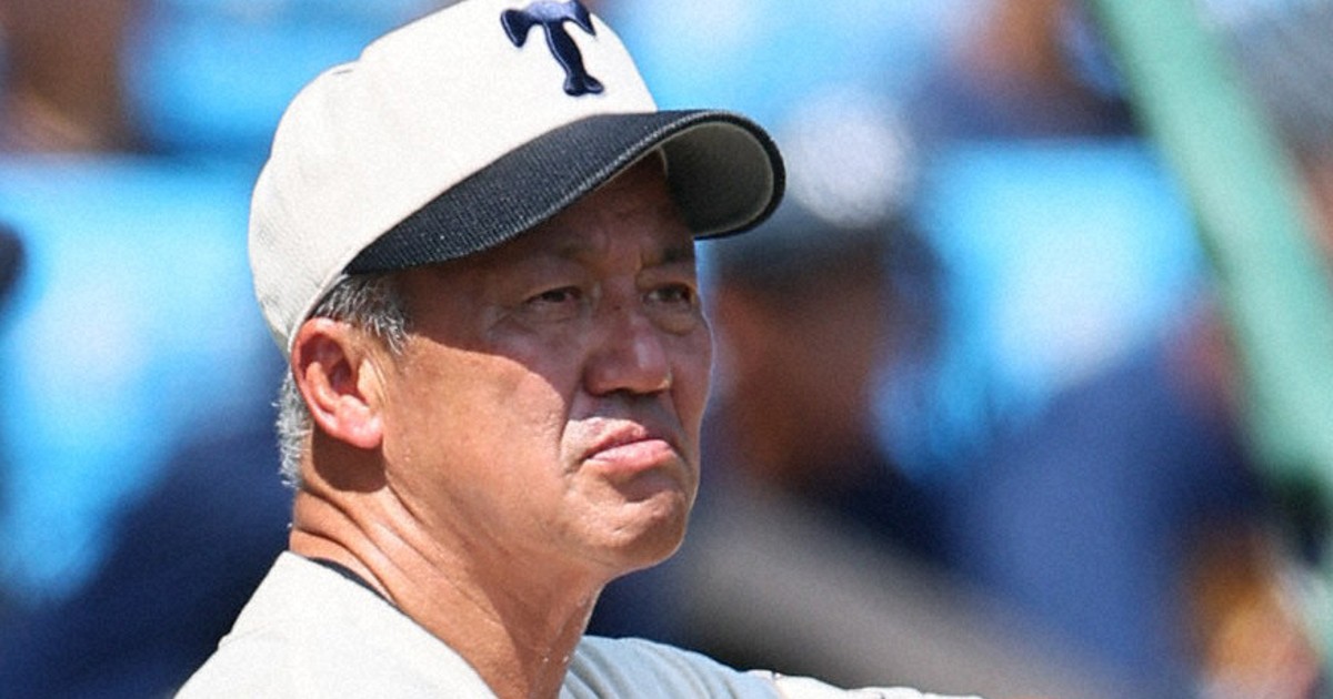 東洋大姫路・岡田監督「怒っておいて良かったなと」 夏の甲子園