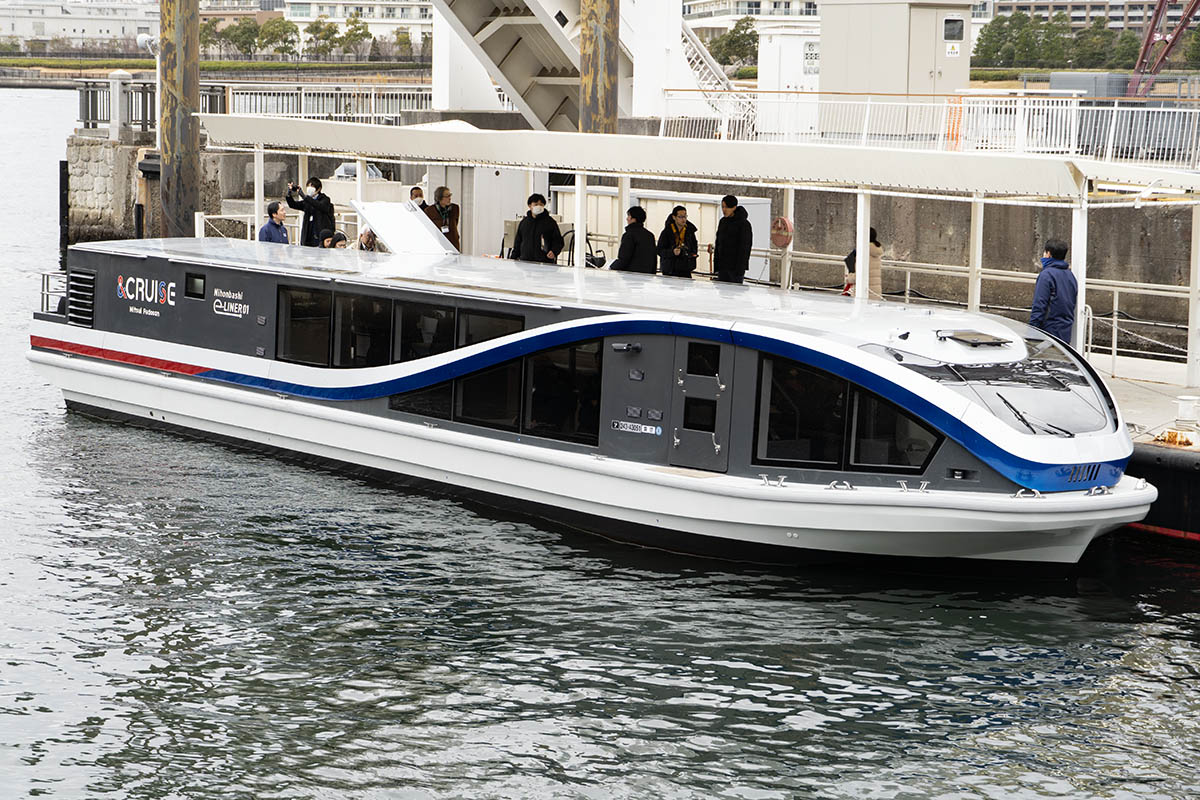 日本橋～豊洲を運航するフル電動旅客船に乗った 4月に定期便開始
