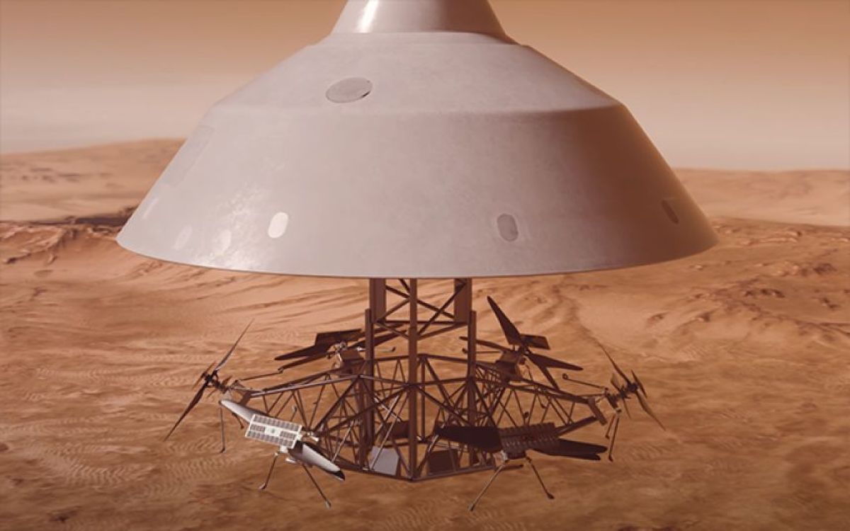 火星に6機のヘリを同時投下、NASAの新ミッション「スカイフォール計画」