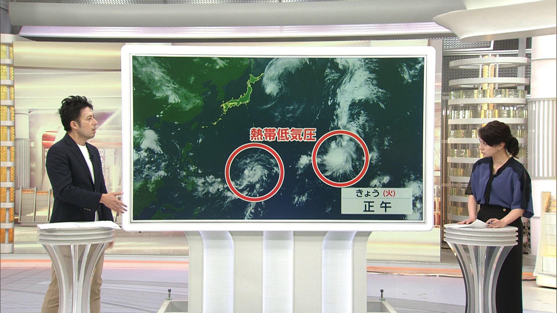 【台風情報】日本の南に2つの熱帯低気圧“台風のたまご”発生か 片方は海面水温30度以上で「台風」に発達の恐れ