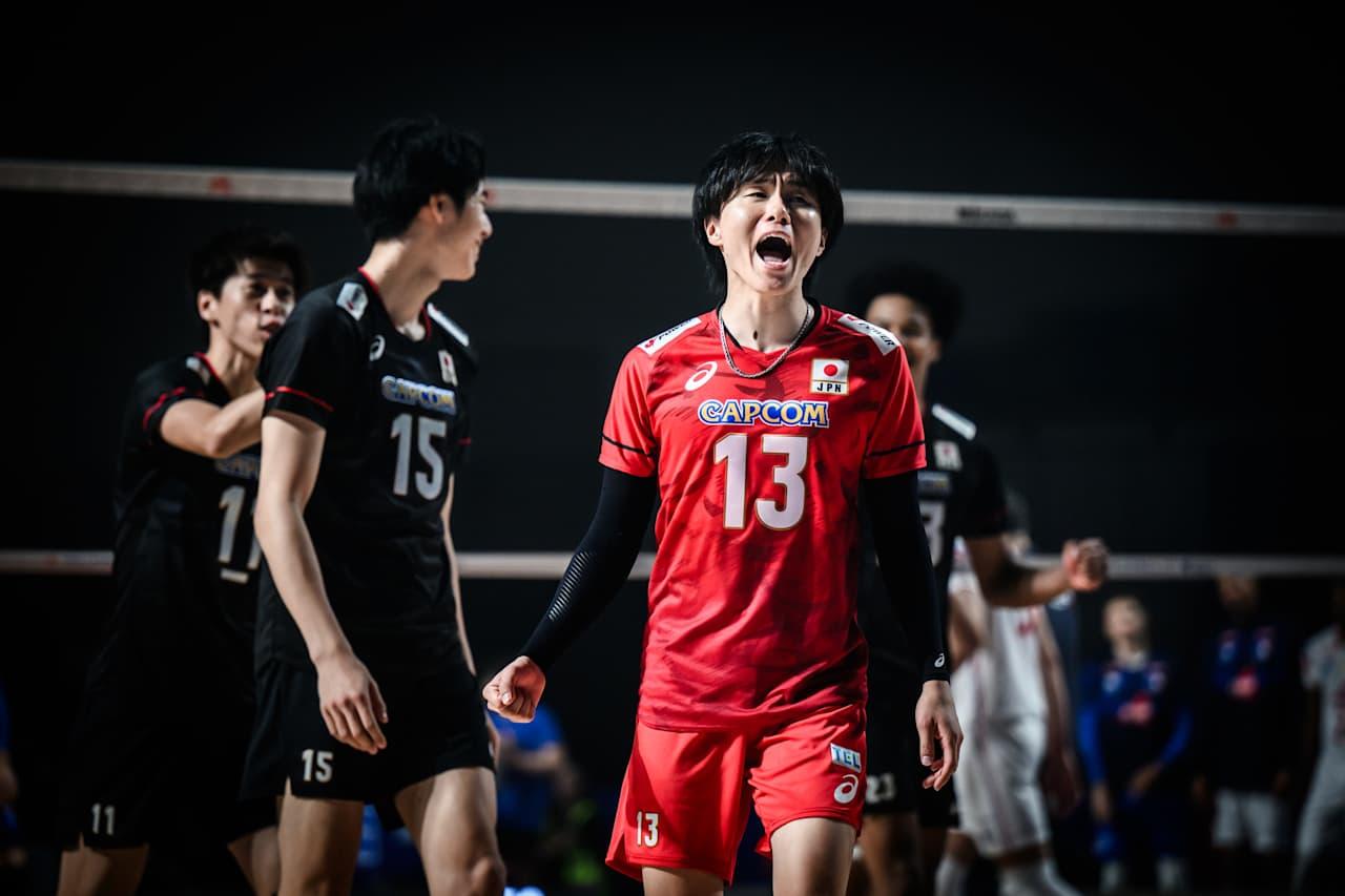 【バレー】男子日本代表 セットカウント1-2から前回大会王者フランスに逆転勝利