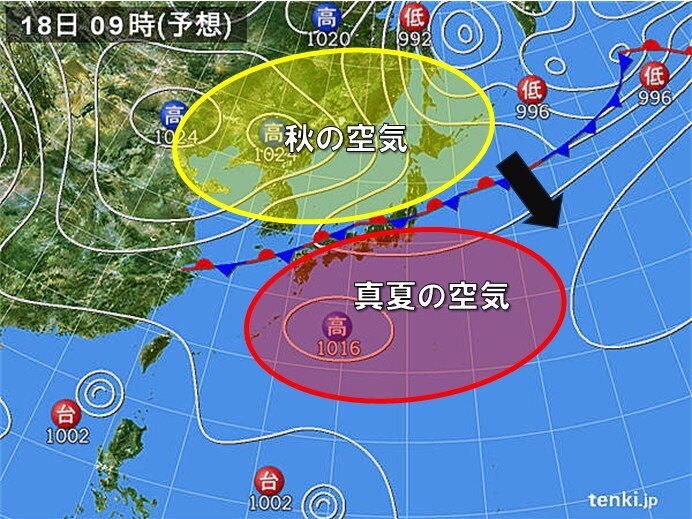 異例の残暑は明日18日まで 東京都心は最も遅い猛暑日か 19日は秋の空気に