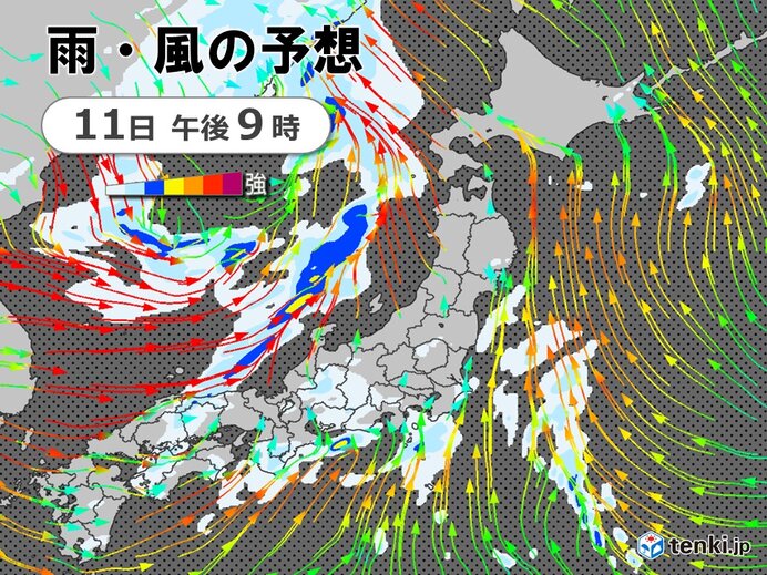 今日27日 西日本は昼頃から雨や雷雨 東・北日本も夕方から所々で雨 風も強まる