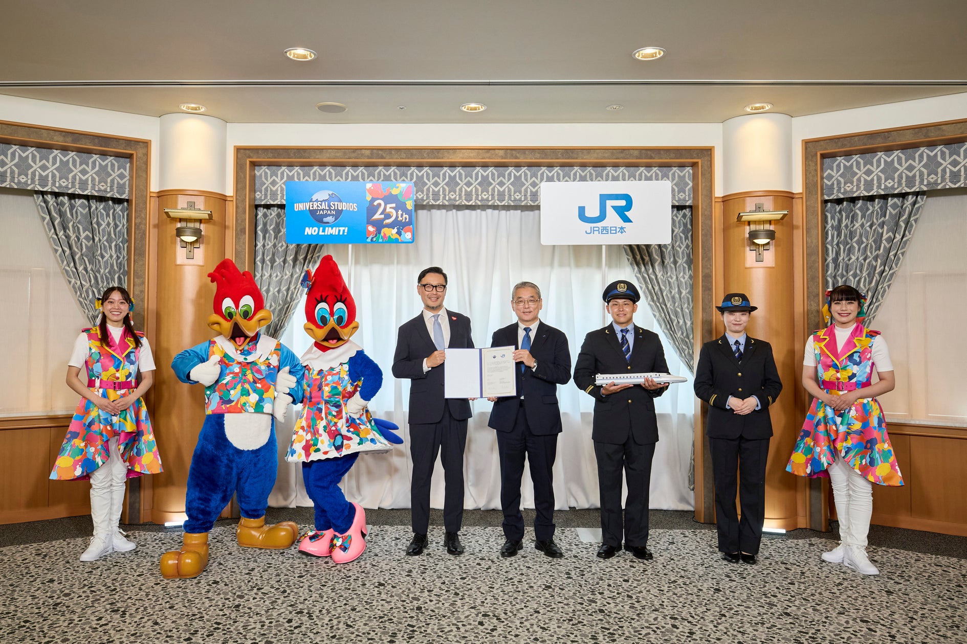 ＪＲ西日本とユニバーサル・スタジオ・ジャパン 次世代育成・地域社会貢献に関する連携協定を締結