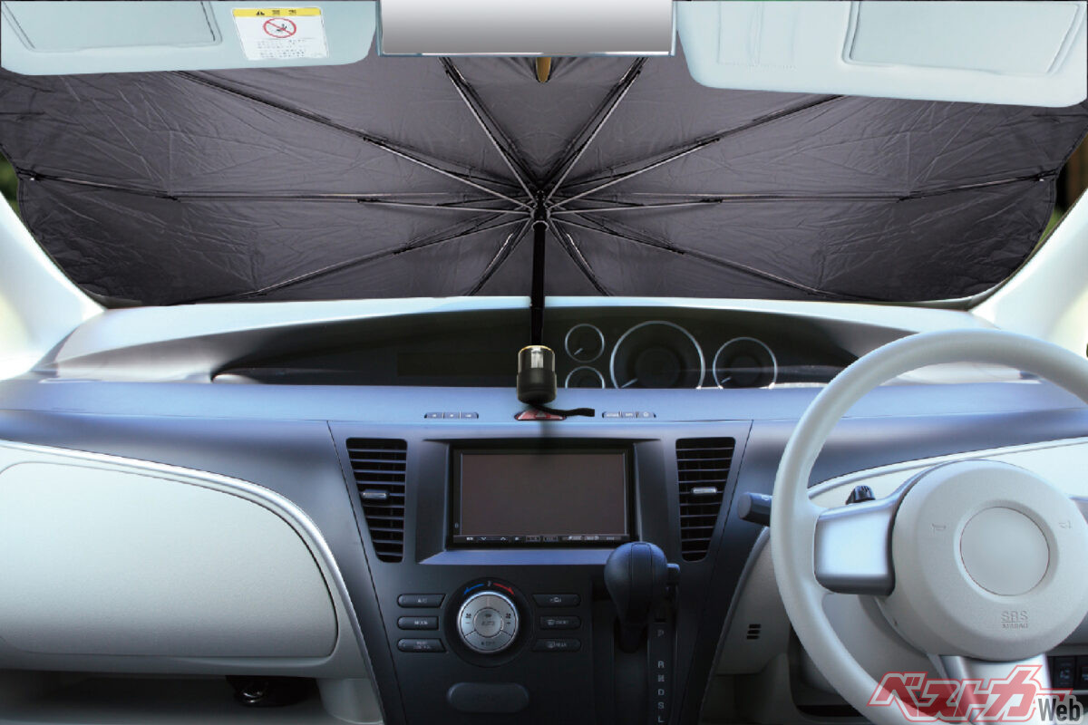 ダッシュボードの細かいキズをガード！ 傘型サンシェード用シリコンキャップ登場!!