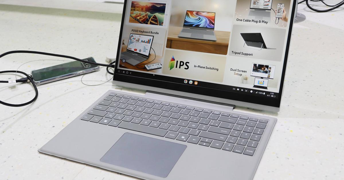 ケーブル1本でスマホが「Surface風」に。画面＋キーボードのハッピーセット見つけました