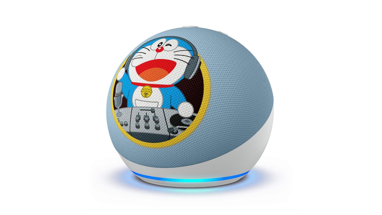 Amazon Echo Dot ドラえもんエディションが2/19から予約開始。時報の声がドラえもん（水田わさび）になる購入特典が付属