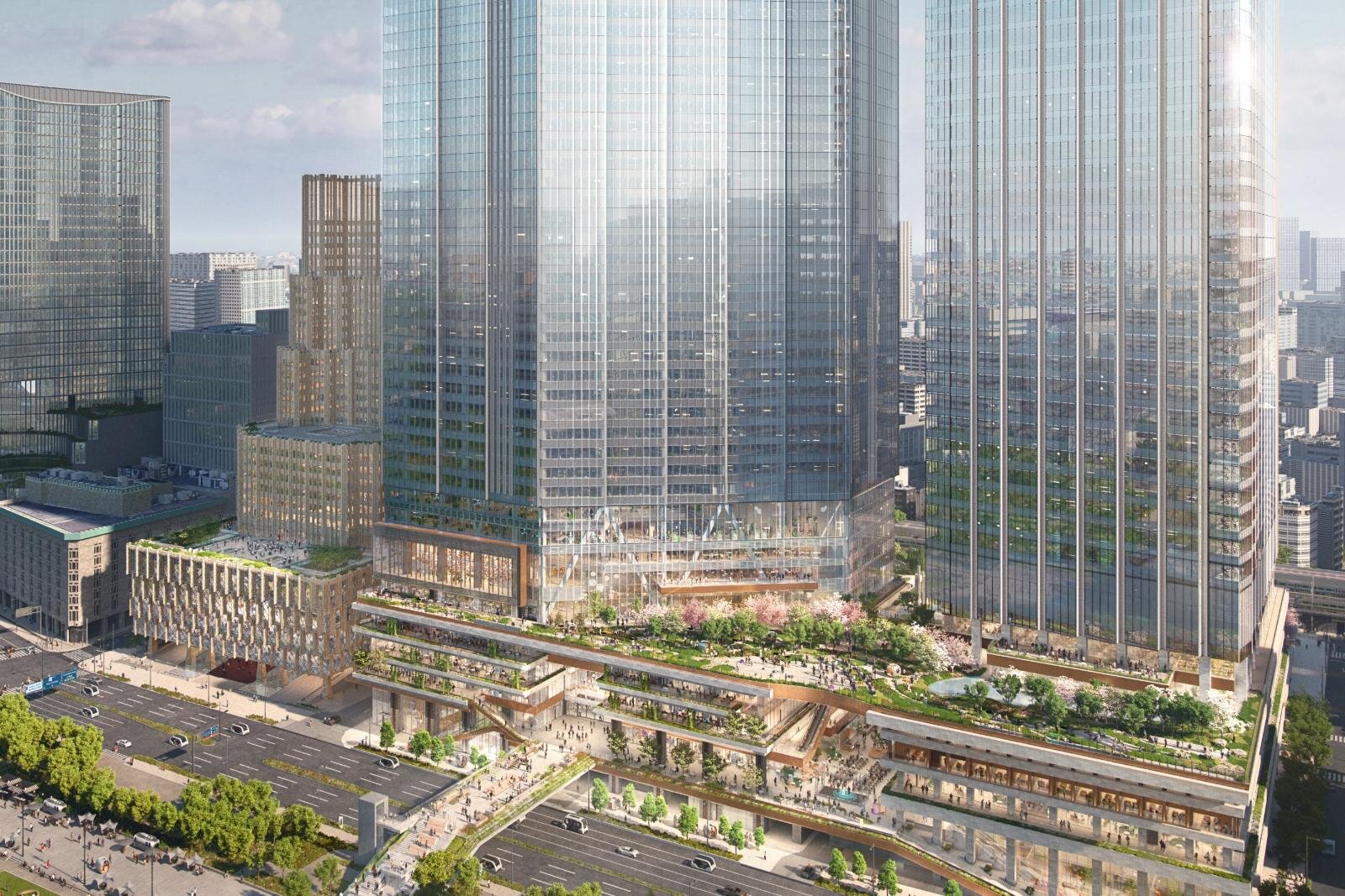 大規模複合施設「NTT日比谷タワー」商業施設＆ホール開業、高層階に帝国ホテルのスモールホテルも