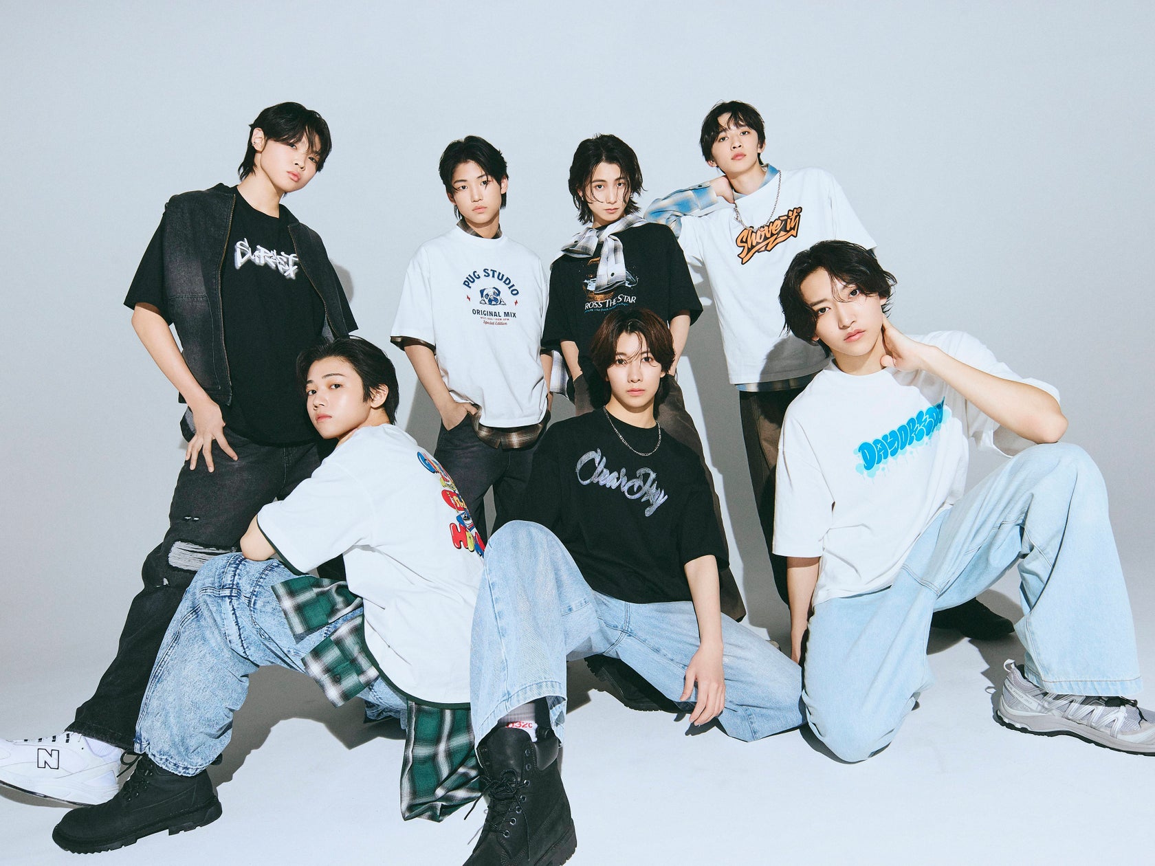 WEGO Tシャツコレクション「WEGOTEE 2025」ビジュアルにTOBE所属の新グループ『CLASS SEVEN』が初登場！
