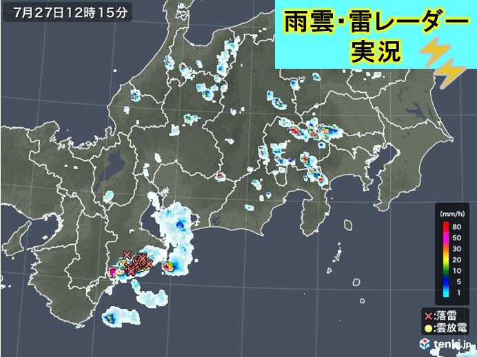 東海は28日にかけて非常に激しい雨や竜巻に注意 週後半は体温超えの危険な暑さに