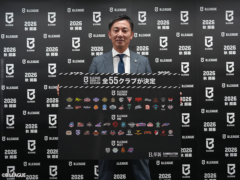2026−27シーズンB.革新の地区分け決定…B.PREMIERは東西2地区、B.ONEは5地区制に