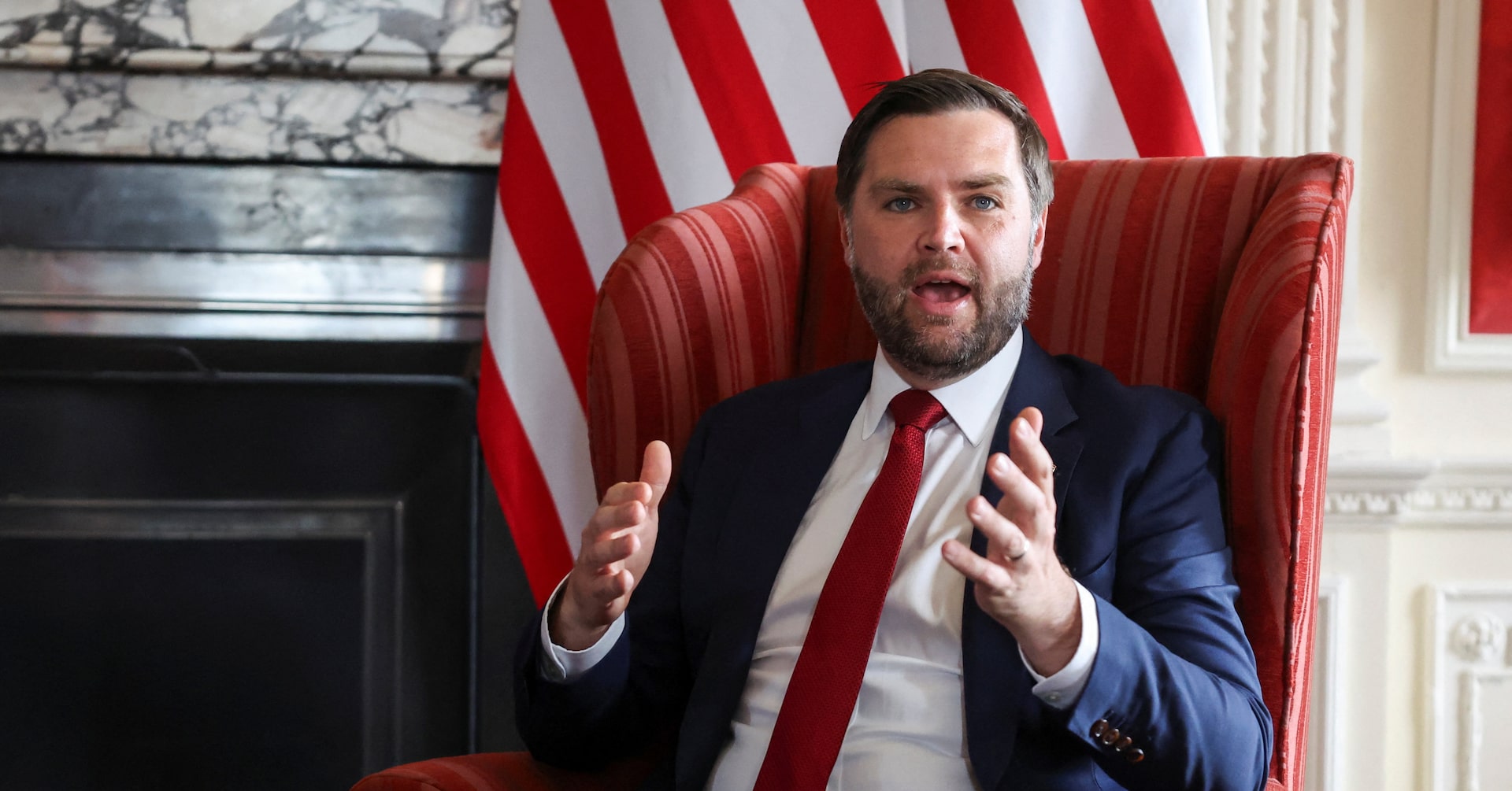 米副大統領、英外相と会談 ガザ巡り「相違点も共通目標もある」