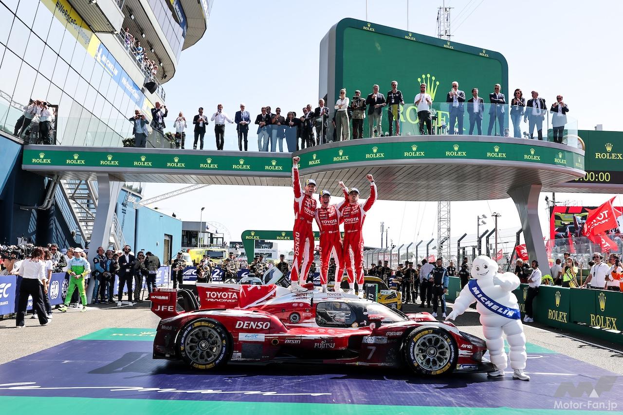 わずか“10秒913差”で決着「トヨタTR010ハイブリッド」がル・マン24時間レースで総合優勝【動画】