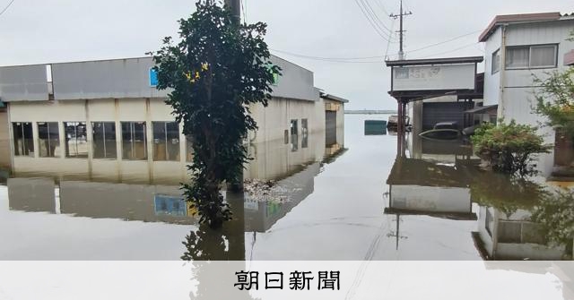 水没車両付近で発見の男性死亡、台風死者9人に 印旛沼の周辺は浸水
