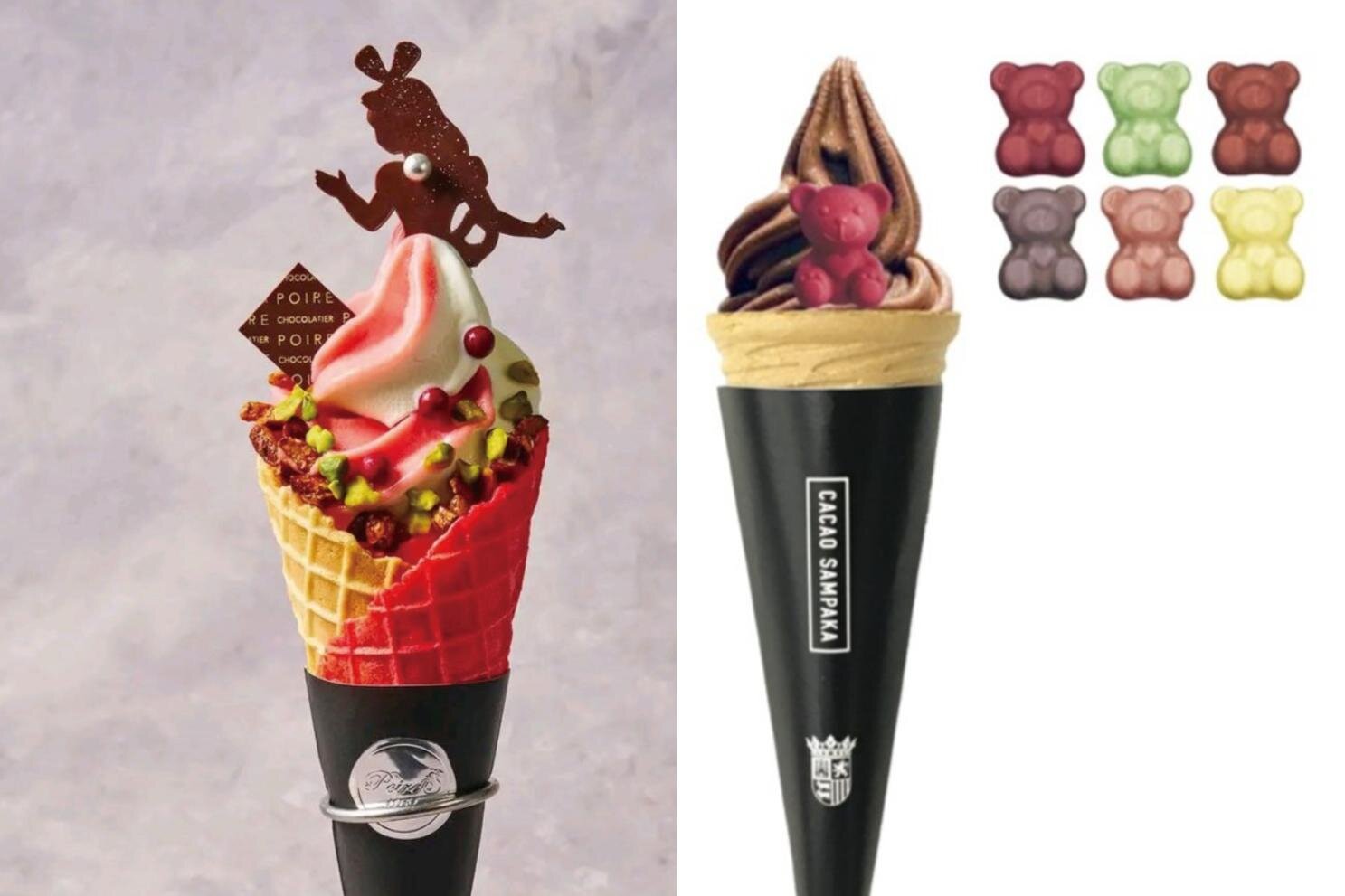 大阪高島屋のバレンタイン「アムール・デュ・ショコラ」プリンセス＆ミニベア付きチョコソフトクリームも