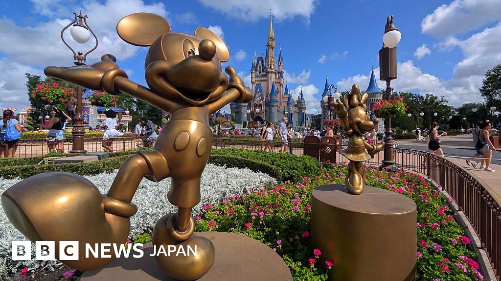 米ディズニー、テーマパークの外国人来園者が減少 今後数カ月で「打撃」受けると