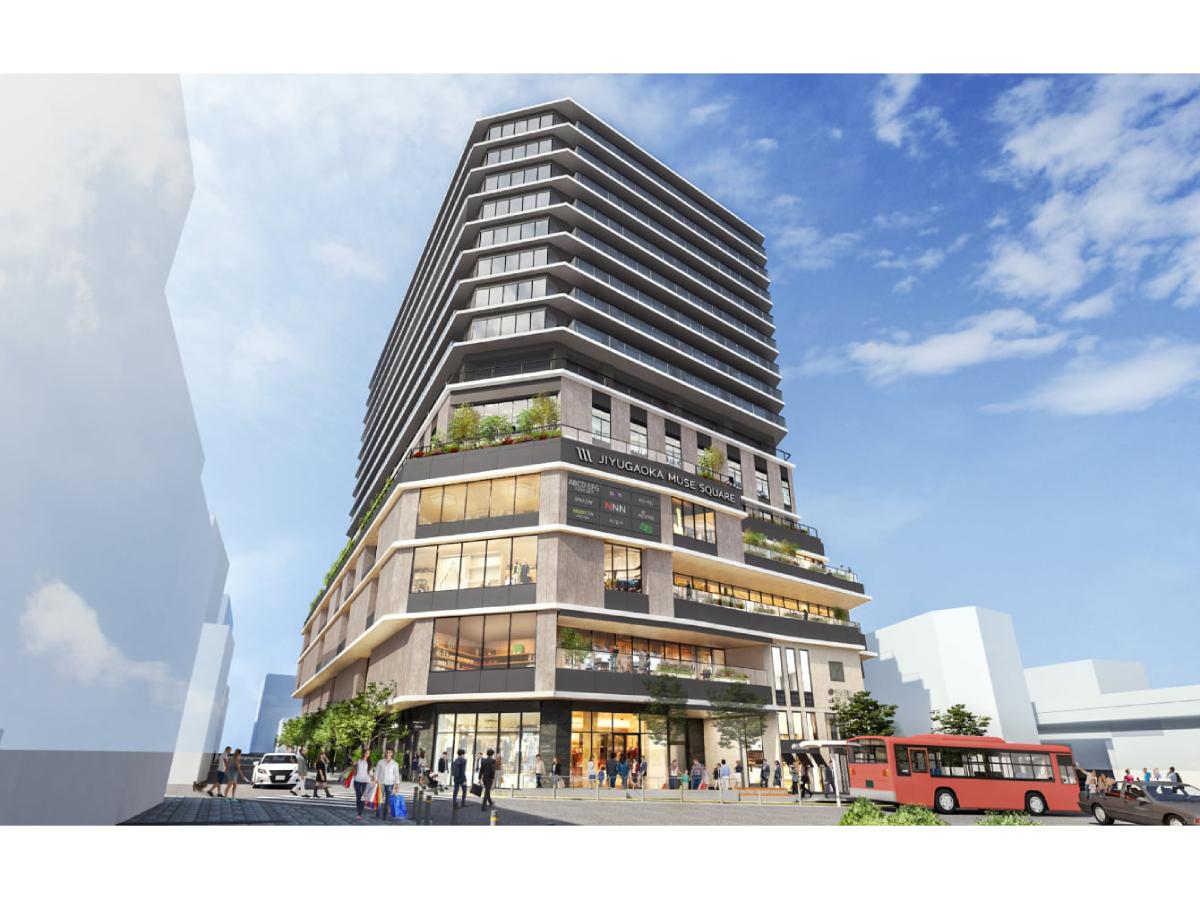 駅前商業施設名は「自由が丘ミューズスクエア」に テナント59店明らかに