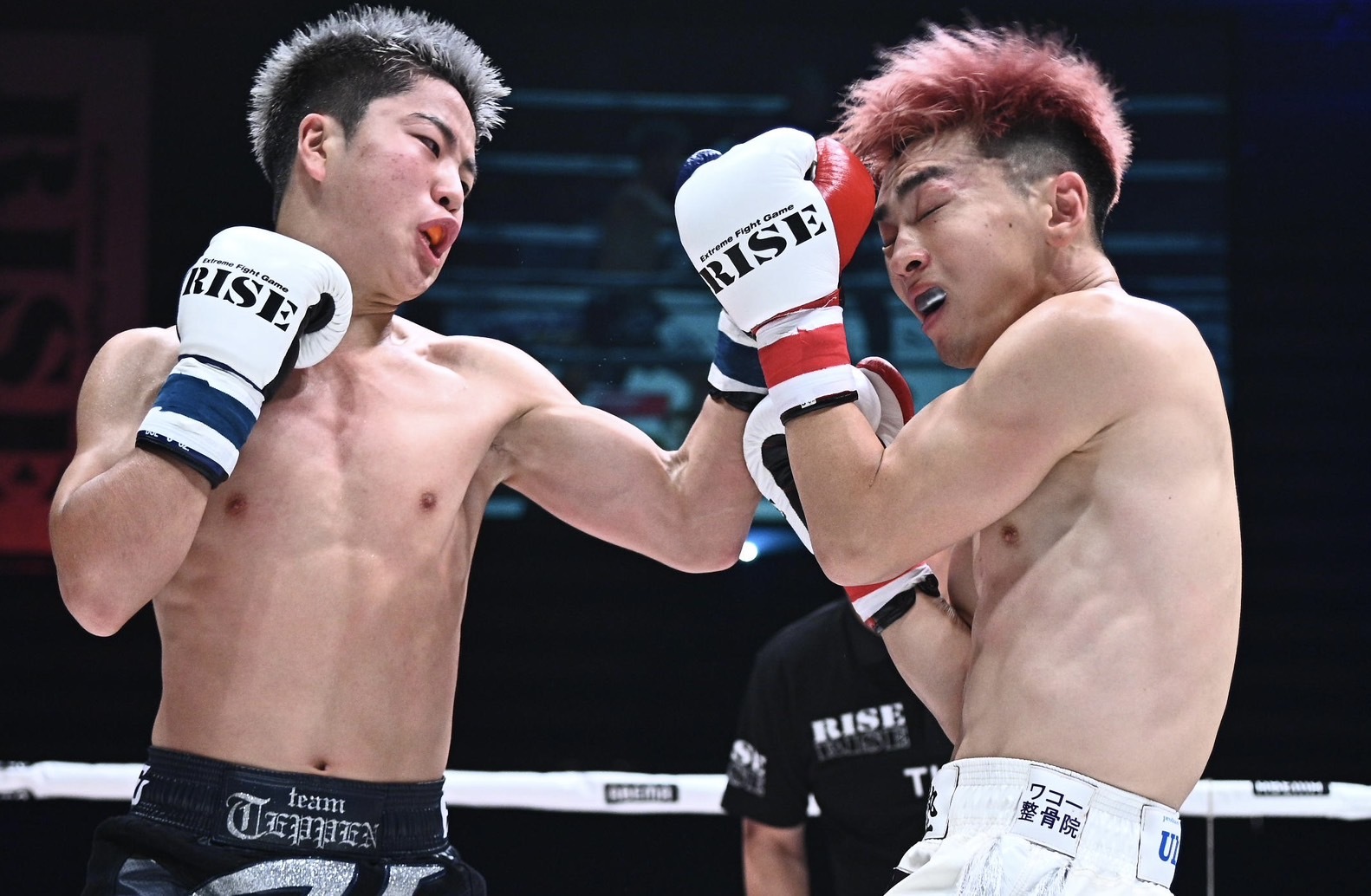 【RISE】那須川龍心がスーパーフライ級転向第一戦で1位・政所にダウン奪って勝利、王者・花岡竜に「覚悟してください」（ゴング格闘技）