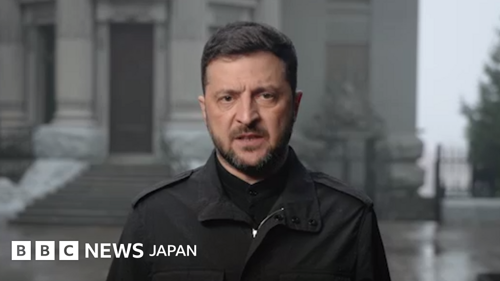 ゼレンスキー氏、アメリカの支援失う危険あるとウクライナ国民に演説 ホワイトハウスの和平案めぐり