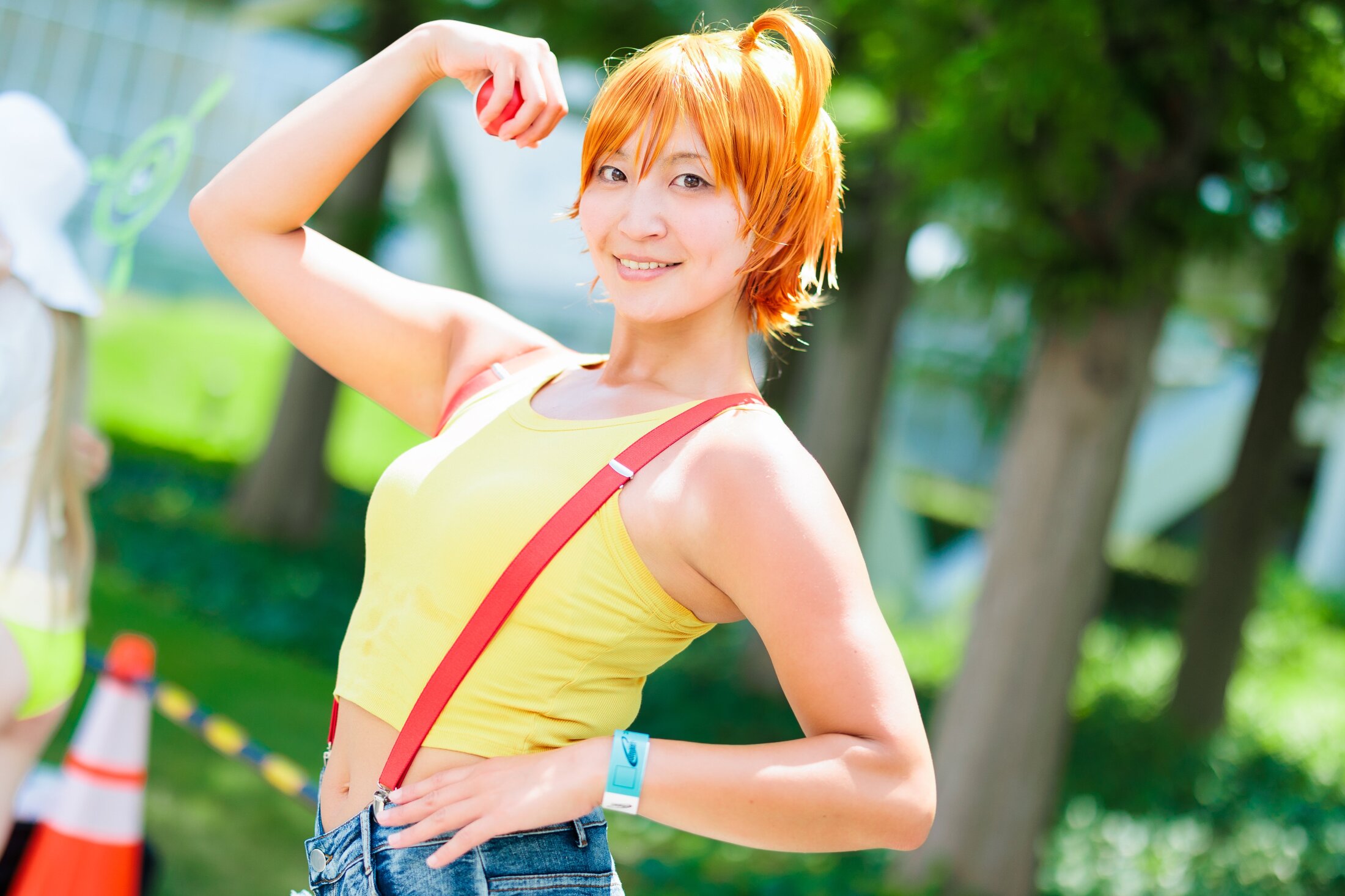 ショートパンツにこだわり!筋トレ系YouTuber『ポケモン』“ちょっとマッチョな”カスミコスプレ披露（ふたまん＋）