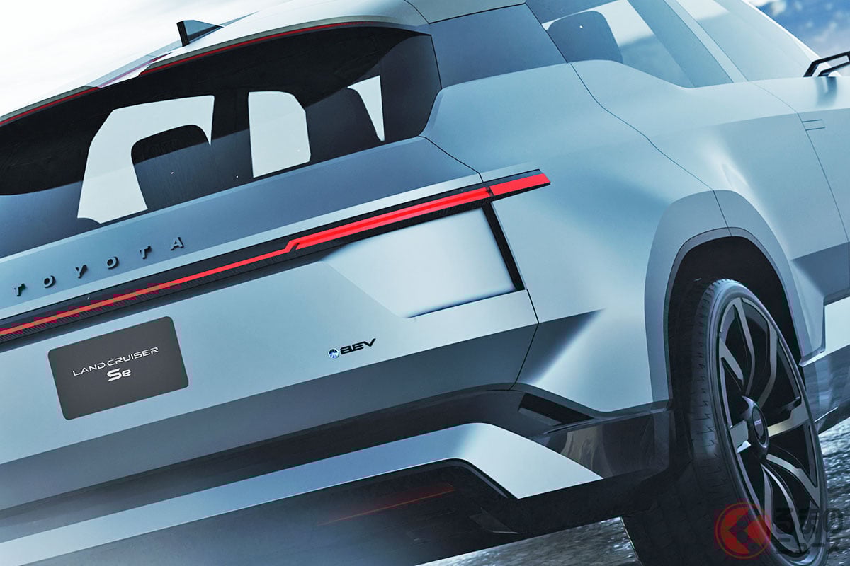 全長5m超え！ トヨタの精悍「“3列・7人乗り”SUV」がスゴい！ 斬新「カクカク」デザインの“超静音”モデル「ランドクルーザーSe」コンセプトの市販化に期待大！