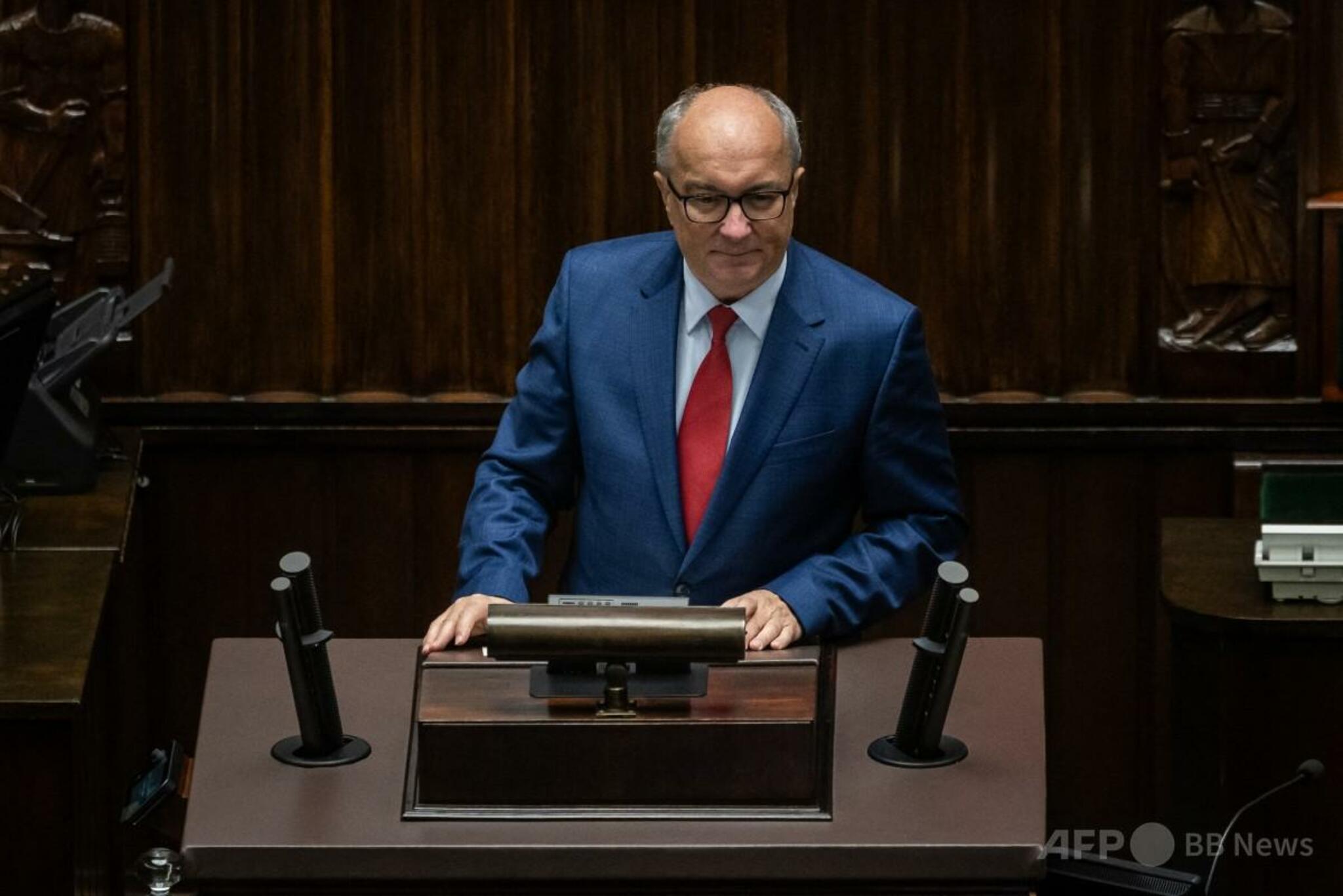 ポーランド下院議長「トランプ氏は平和賞にふさわしくない」、米大使が猛反発（ＡＦＰ＝時事）