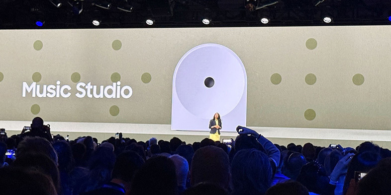 ＜CES＞サムスン、ホーンデザインのWiFiスピーカー「Music Studio」を発表