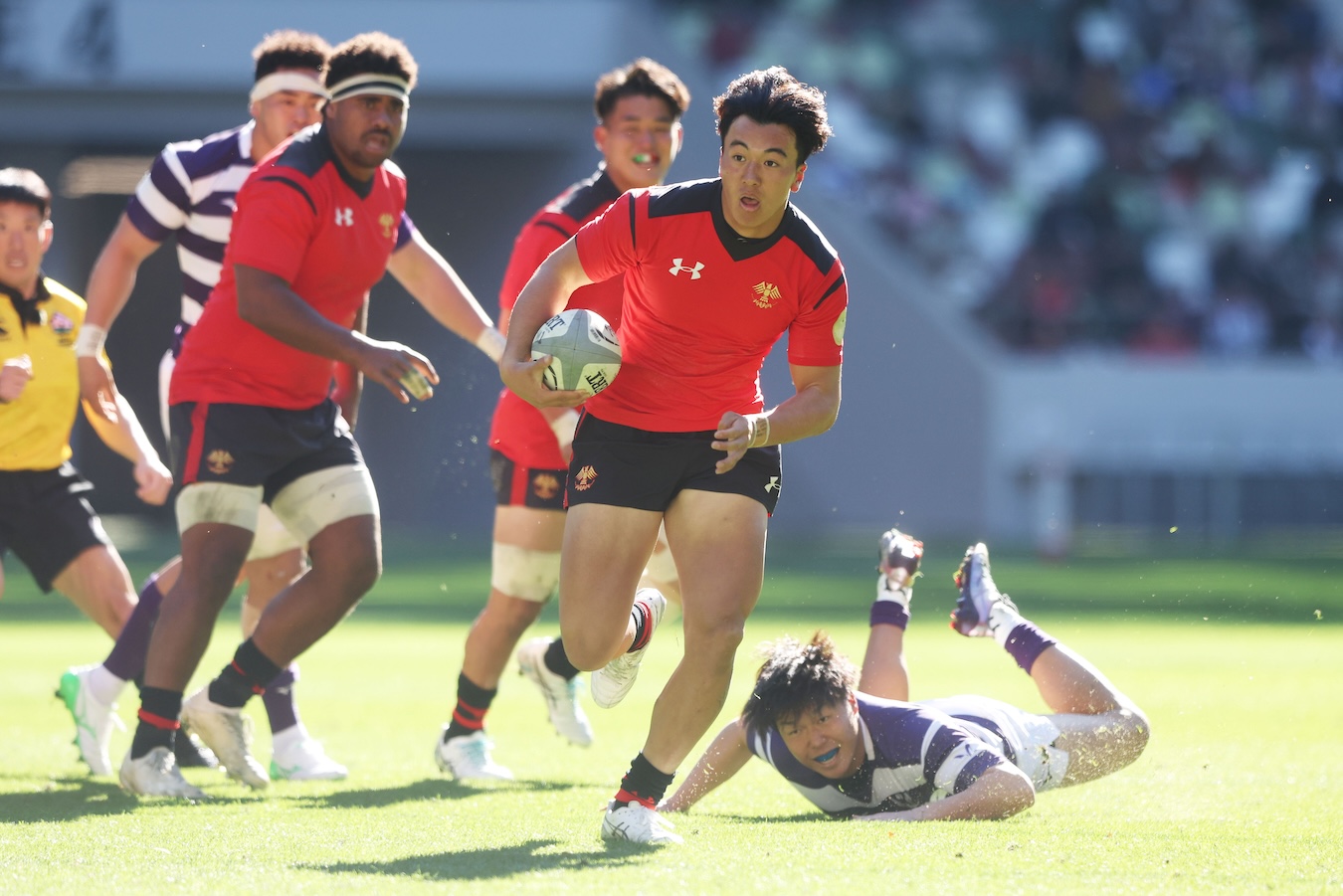 【全国大学選手権】帝京が後半3連続トライで明治を引き離す。4季連続の決勝進出。