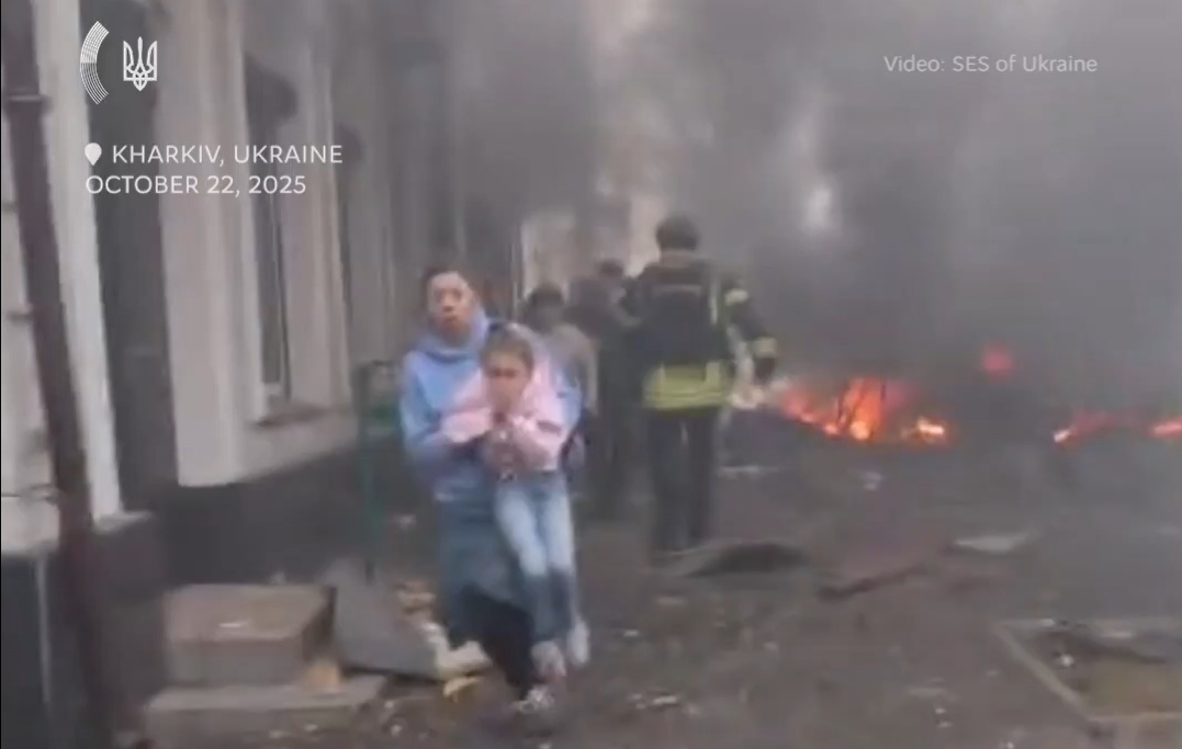 「ママ、ママ...」泣き叫ぶ子供たち、ウクライナの幼稚園をロシアが攻撃 「惨劇の様子」を捉えた映像が話題に