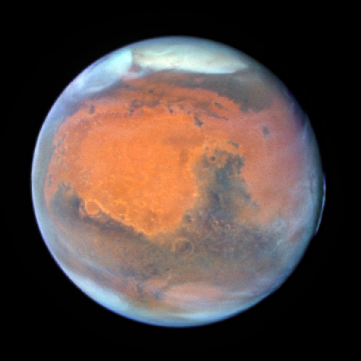 ハッブル打ち上げ35周年記念の「火星」回転バージョン【今日の宇宙画像】