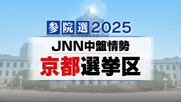 【参院選 中盤情勢】 京都選挙区は維新・新実氏が優位 続いて自民・西田氏が一歩リード 共産・倉林氏／立憲・山本氏／参政・谷口氏が追いかける