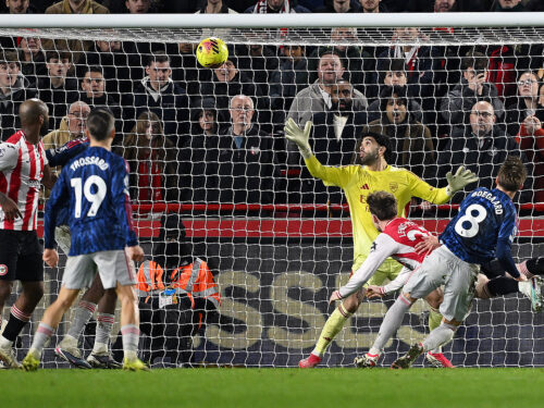 首位アーセナルが好調ブレントフォード相手にドロー…連勝ストップで2位マンCと4pt差に（サッカーキング）