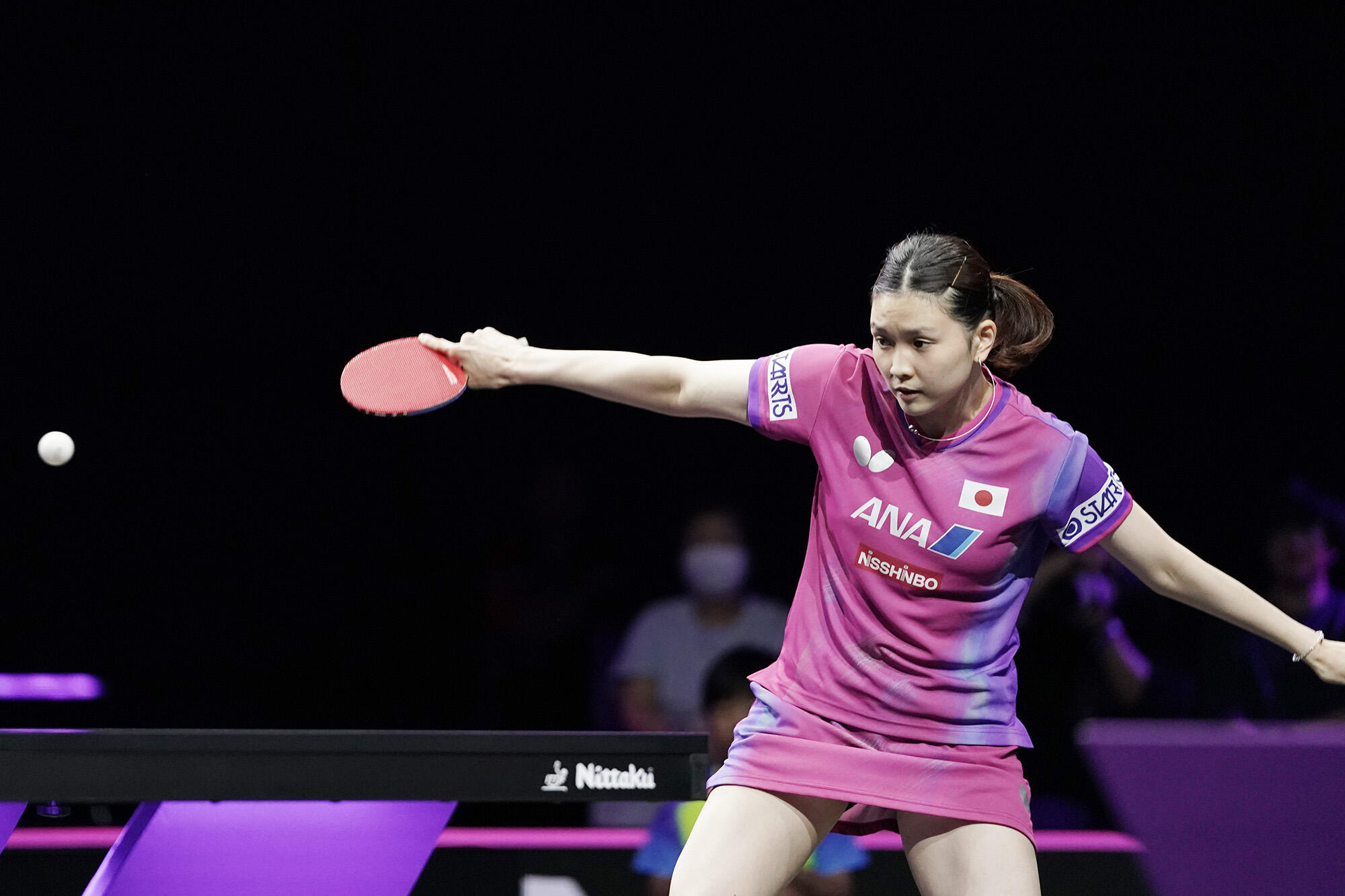 橋本帆乃香 世界1位の孫穎莎から先制するも逆転負け 対外国人連勝は41でストップ【卓球 WTTT横浜】