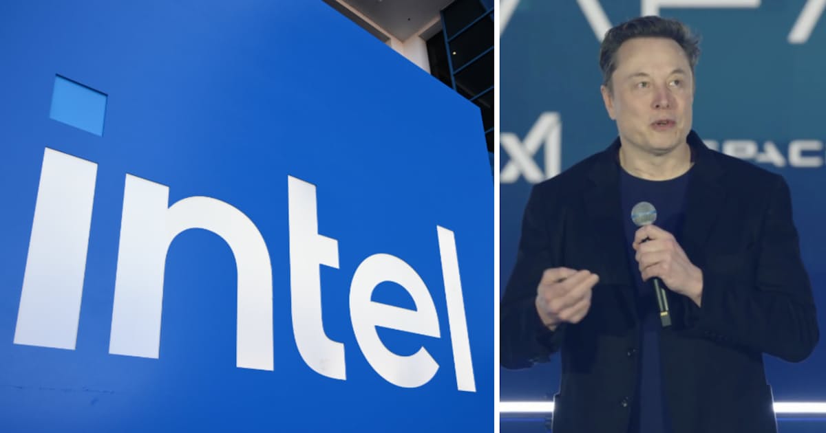 インテル株1年で4倍、ITバブル期超え 1~3月赤字もマスク氏お墨付き